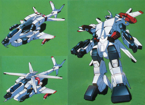 Auroran Fighter, Helicopter, and Robot Modes