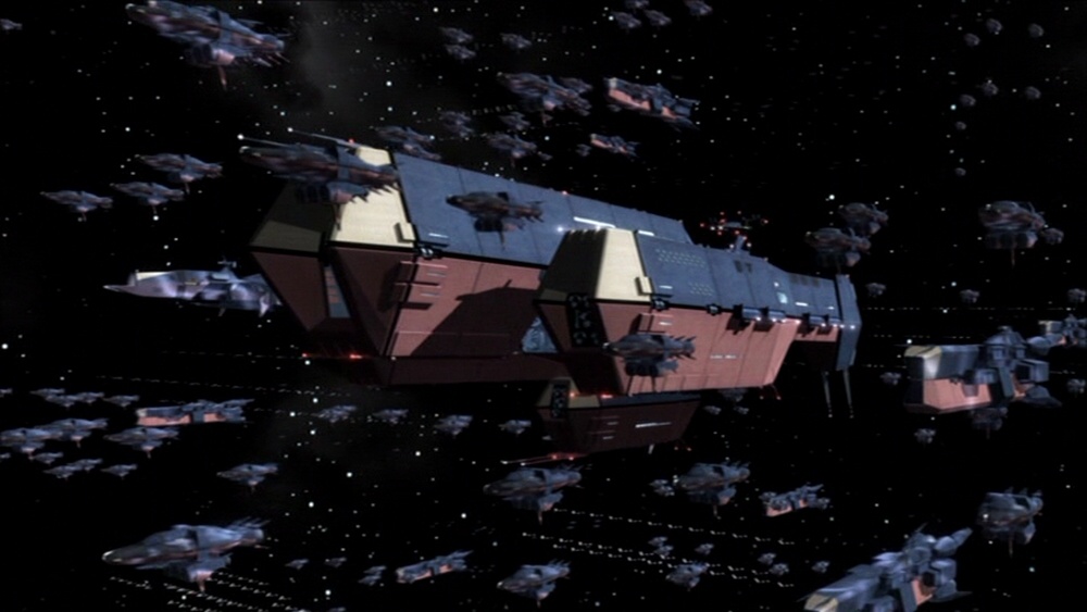 The Liberator over Earth in the Third Robotech War