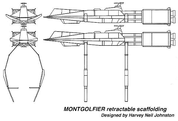 Montgolfier Scaffolding diagram