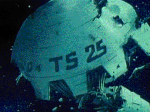 Communications Satellite Wreckage - Closeup - Ep39